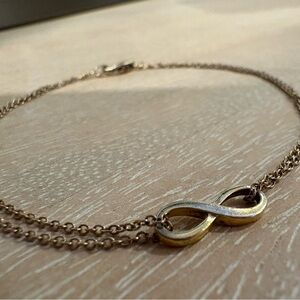 Dogeared Gold Infinity Bracelet